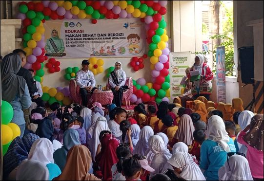 Kegiatan yang digelar Bunda Literasi. pag itadi. (ft muhamad)
