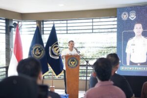 Imigrasi Kepri saat workshop membahas cepatnya arus informasi digital, pagi tadi. (ft wandi)