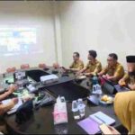 Jajaran Pemko Tanjungpinang saat rapat hybrid bersama Kemendagri, kemarin. (ft kominfotpi)