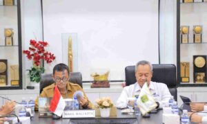 Suasana entry meeting Asistensi Peningkatan IEPK di Pemko Tanjungpinang di Ruang Rapat Engku Putri Raja Hamidah, Kantor Wali Kota Tanjungpinang, pagi tadi. (ft kominfoitpi)