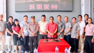 Bupati saat menghadiri acara peresmian Rumah Duka Cetya Vidia.