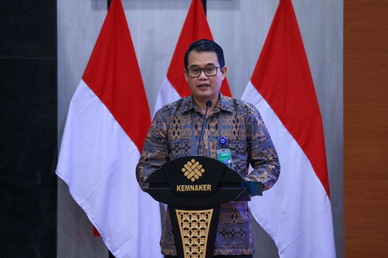 Direktur Jenderal Pembinaan Pelatihan Vokasi dan Produktivitas (Binalavotas) Kemnaker, Darmawansyah. (ft humaskemnaker)