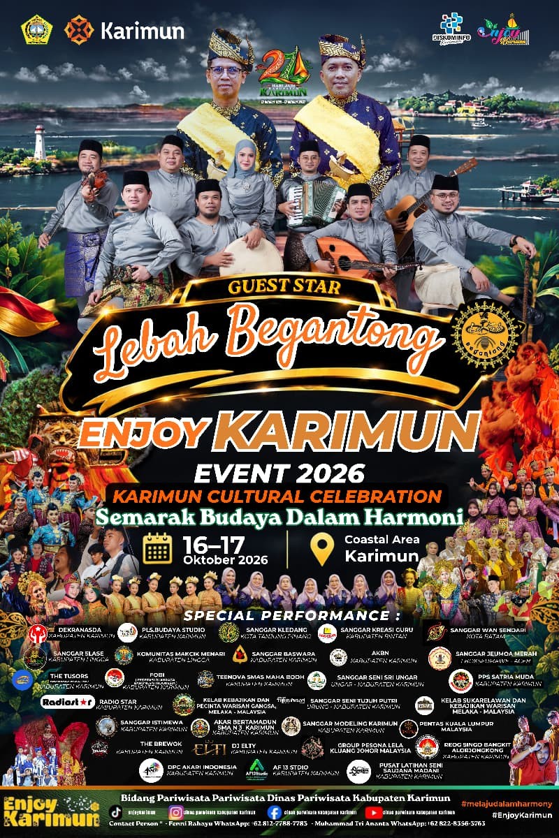 Sambut HUT ke-27 Karimun, “Enjoy Karimun Event 2026” Siap Digelar di Coastal Area