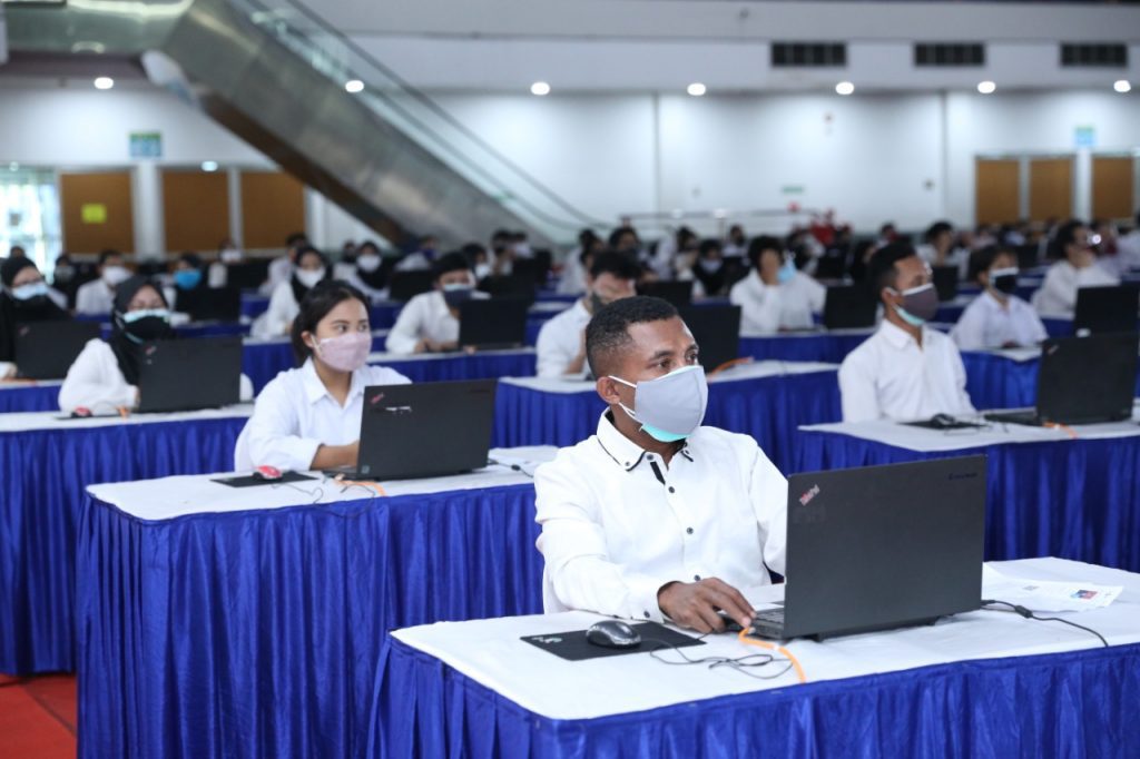 Suasana Seleksi CASN awal 2022 lalu. (fotomenPANRB)
