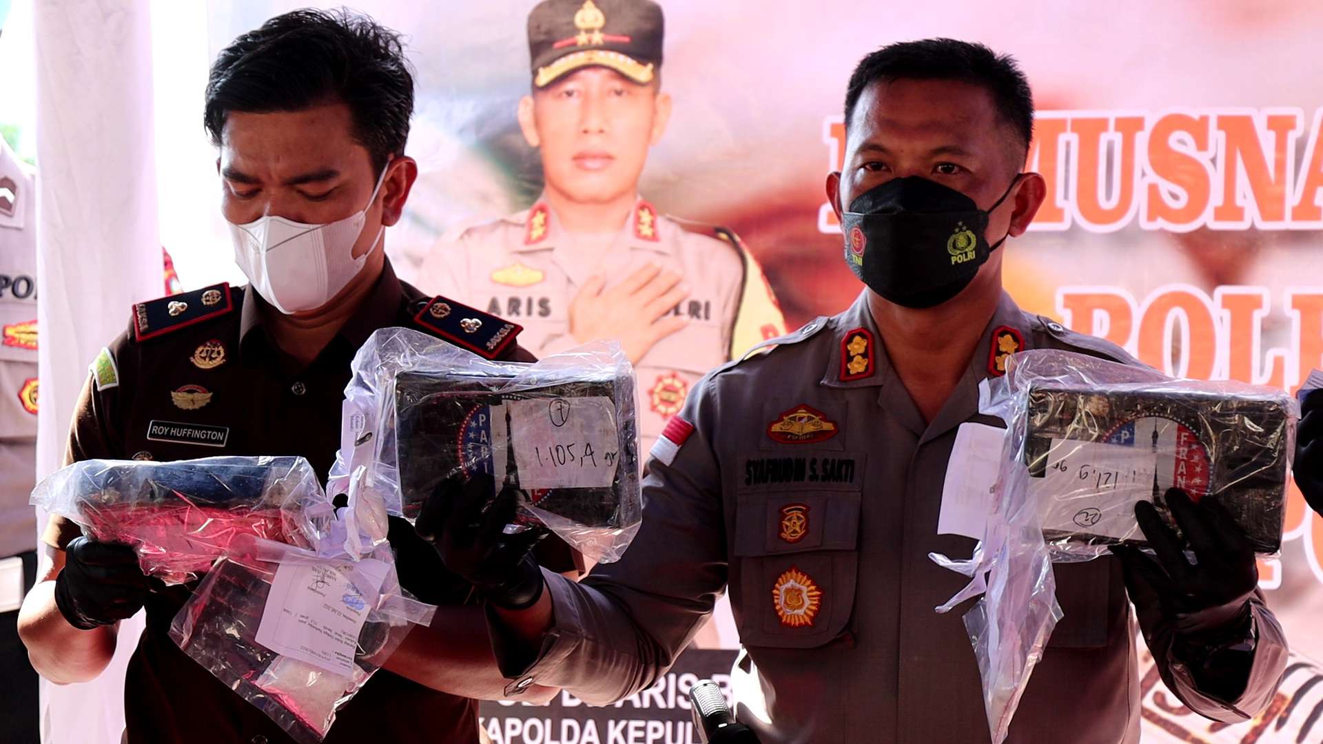 Polres Kepulauan Anambas Musnahkan 48,47 Kokain Tak Bertuan