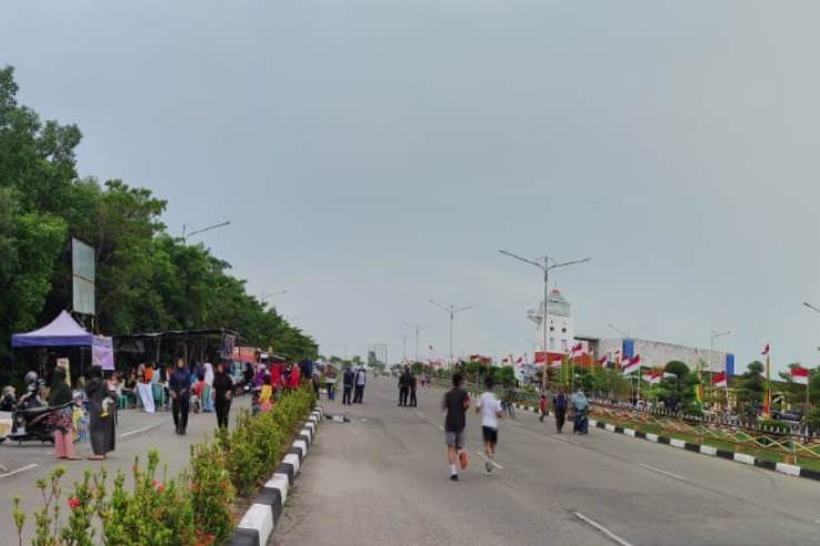 Susana CFD di Coastal Area,, foto suasana CFD beberapa tahun lalu (dok lendoot)