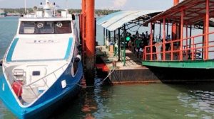Aktivitas Domestk Pelabuhan Sri Bintan Pura Tanjungpinang. (foto dok/doyok)