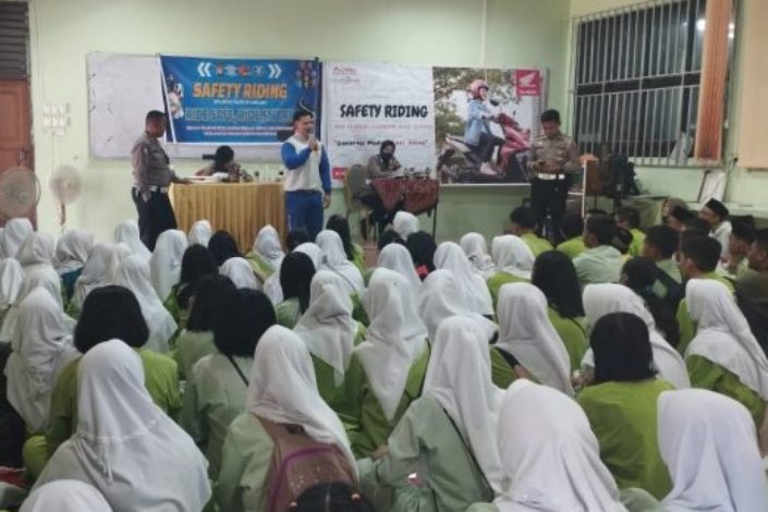 Honda dan Satlantas Sasar Siswa SMA untuk Edukasi Berkendaraan Aman
