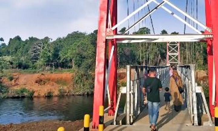 Warga Natuna Punya Wisata Baru, Namanya Jembatan Gantung Segeram