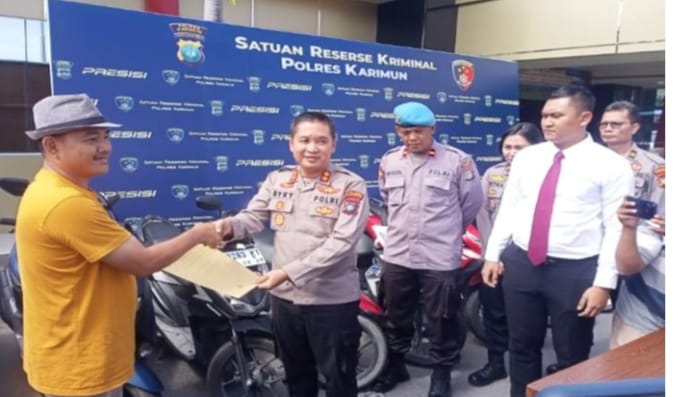 Sejak Jabat Kapolres, Kasus Oknum Polisi yang Gelapkan Motor Warga Karimun Belum juga Tertangkap