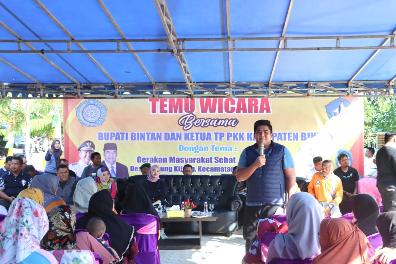 Bupati Roby Pastikan Tenga Kerja Lokal Bintan Diutamakan di Perusahaan Asal Kompeten