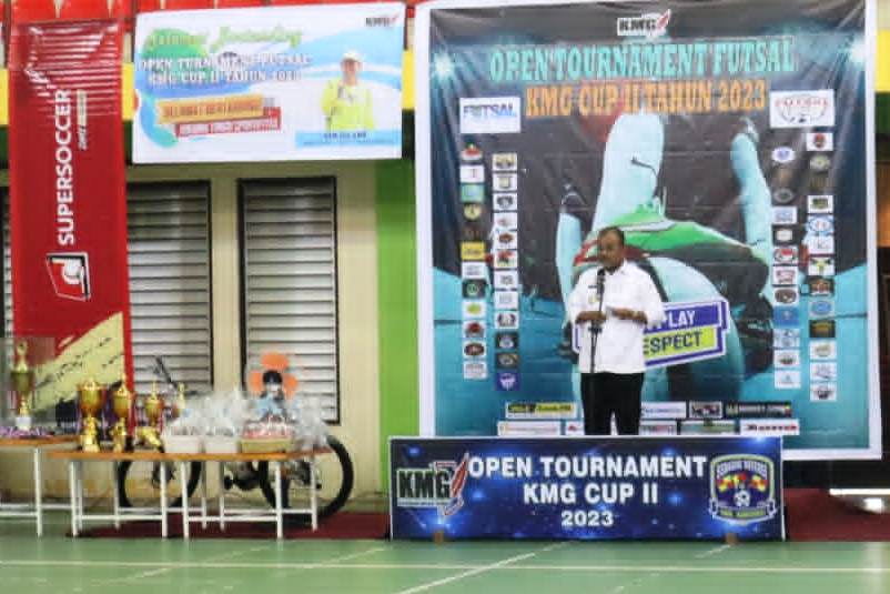 Bupati Aunur Rafiq Resmi Buka Open Tournament Futsal KMG Cup II