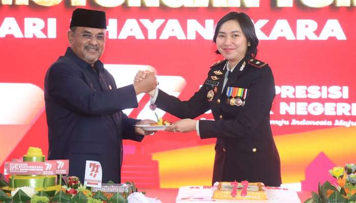 Bupati Rafiq Apresiasi Kinerja Polres Karimun di HUT ke-77 Bhayangkara