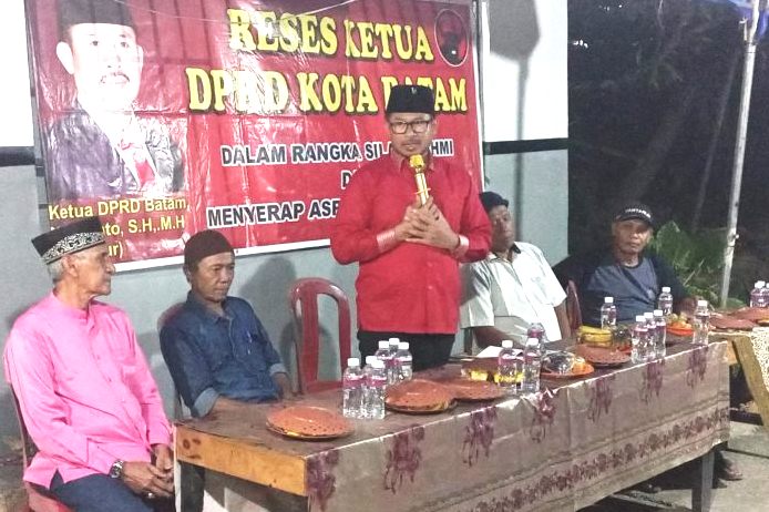 Reses di Bengkong Ratu, Ketua DPRD Batam Nuryanto: Aspirasi Masyarakat Dibahas di APBD TA 2024