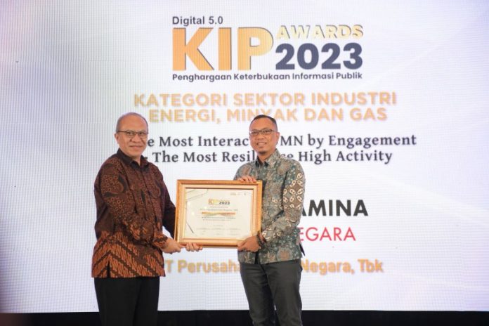 PGN Raih Dua Penghargaan di Ajang Keterbukaan Informasi Digital 5.0