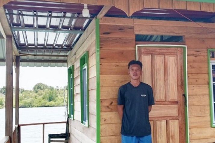 Masyarakat Desa Tanjung Kelit Lingga Kini Bisa Tinggal di Rumah Layak Huni
