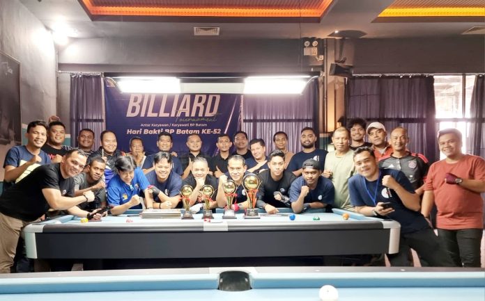 Turnamen Billiard BP antarpegawai BP Batam MeriaH