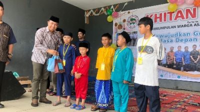 Sunat Massal PWAB Diikuti Puluhan Anak di Kota Batam