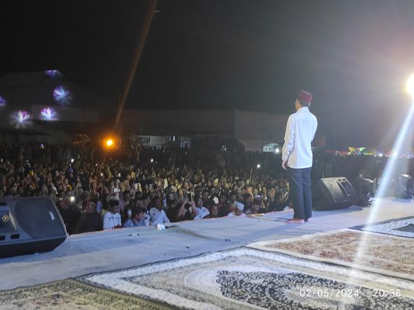 Ribuan Umat Islam Hadiri Tablik Akbar UAS di Halal Bihahal Pemkab Karimun