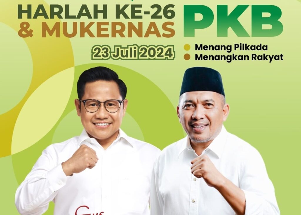 Flyer Harlah PKB ke-26 bersama Ketua DPD PKB Kepri, Rocky Marciano Bawole. (ft timrocky)
