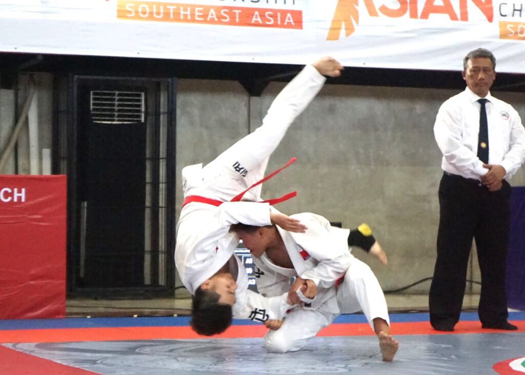 Suasana sesi Jujitsu Asian Regional Championship Southeast Asia 2024, di Bali, beberapa hari lalu. (ft koi noc)