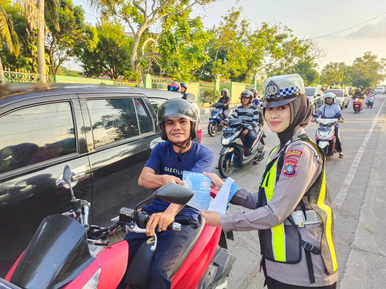 Tindakan preemtif Polres Karimun saat Operasi Patuh Seligi 2024 di Karimun. (ft msaimi)