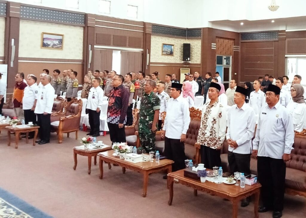Suasana acara pembukaan Kenduri di Gedung Nilam Sari, pagi tadi. (ft msaimi)