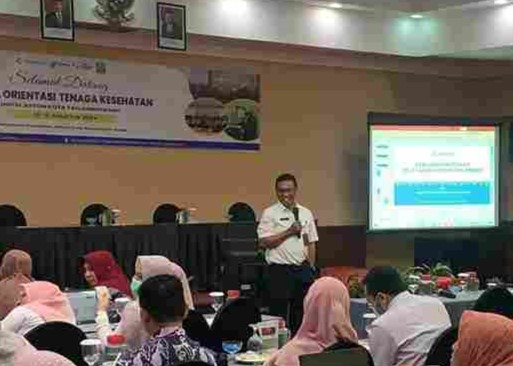Suasana orientasi ILP 2024 di Hotel Aston Tanjungpinang, siang tadi. (ft kominfo)