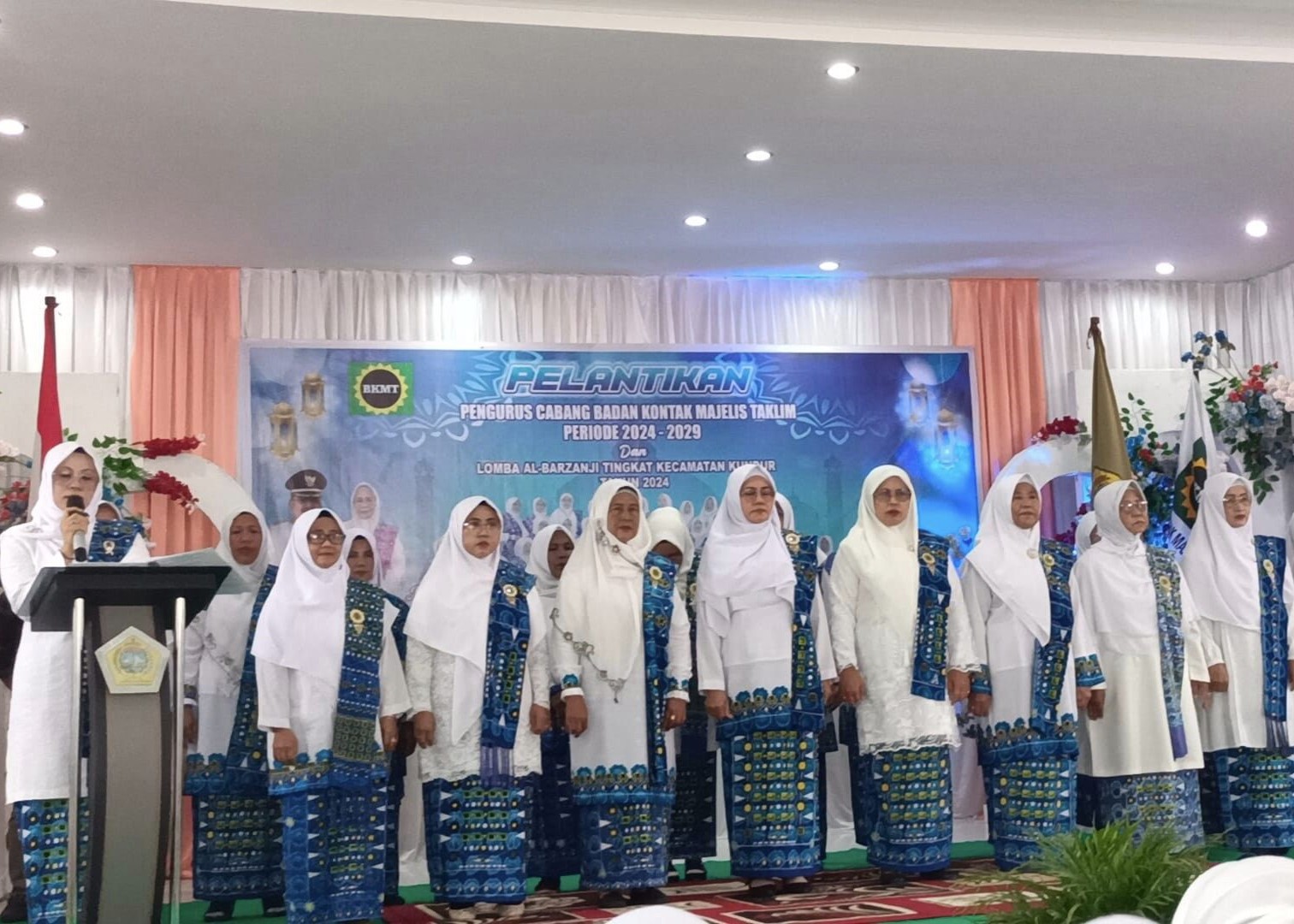 Suasana pelantikan BMKT di Kundur, kemarin. (ft prokopim)