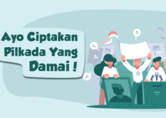 Ilustrasi Pilkada Damai. (ft indonesiabaik)