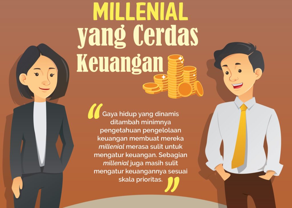 Ilustrasi pengelolaan uang yang cerdas bagi usahawan muda. (ft ojk)