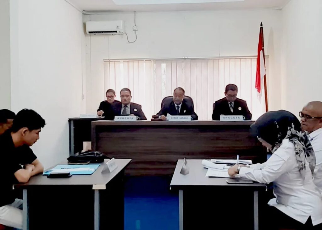 Sidang adjudikasi informasi di Kepri berlanjut, Ketua Majelis berharap mediasi membawa hasil. (ft pemprovkepri)