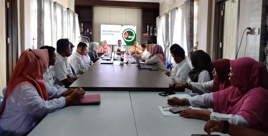 Suasana Roadshow Pembinaan untuk Tingkatkan Literasi Statistik Aparatur di Kecamatan Bukit Bestari Tanjungpinang, pagi tadi. (ft kominfotjpinang)