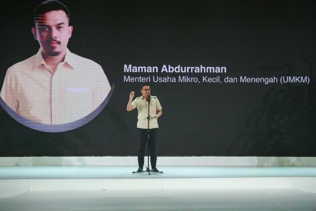 Menteri UMKM, Maman Abdulrahman. (ft humaskemenumkm)