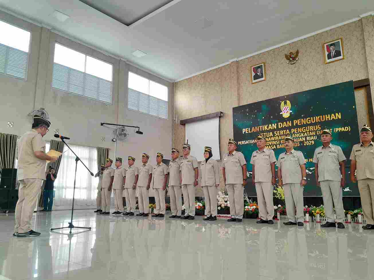 Suasana pelantikan dan pengukuhan PPAD Kepri. (ft kominfotjpinang)