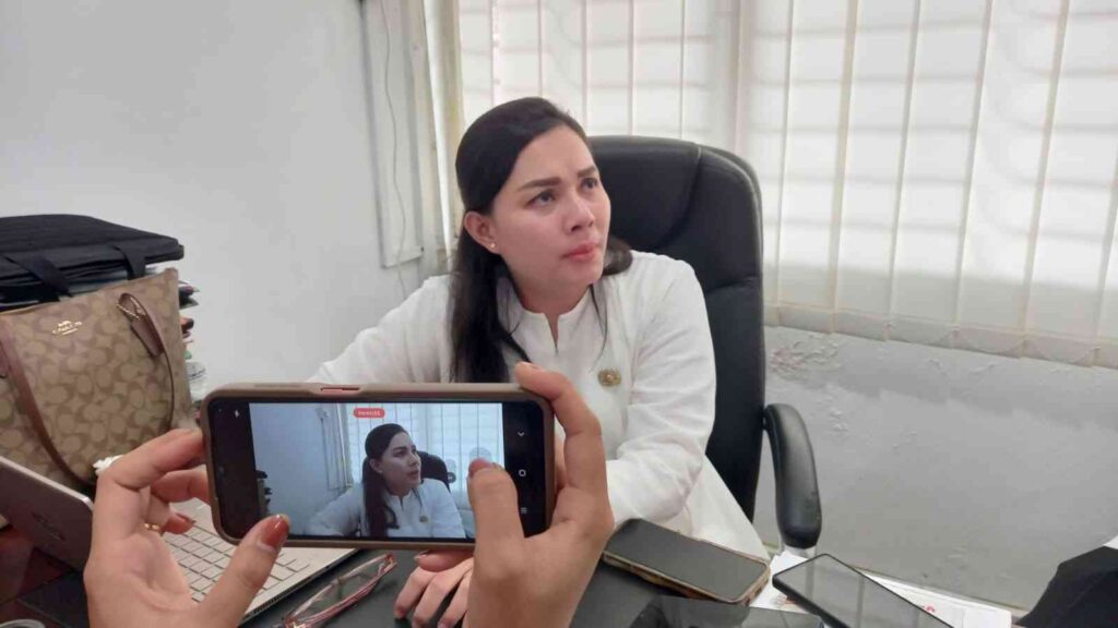 Kepala Bidang Perdagangan Disdagin Tanjungpinang, Fransiska Desiani Sirait. (ft kominfotjpinang)