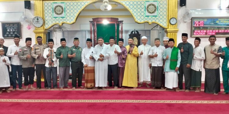 Kegiatan Safari Ramadan di Masjid Al Furqon Tebing, malam tadi. (ft msaimi)