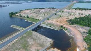 Dam Tembesi Batam dari ketinggian. (ft gowesid)
