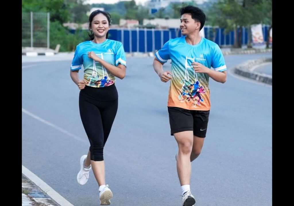 Ilustrasi peserta Batam 10K. (ft disporabatam)