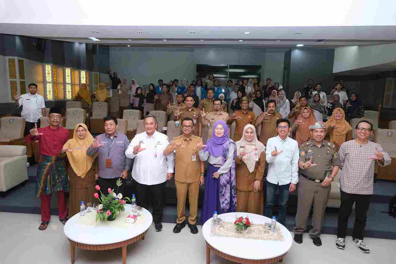 Suasana bedah buku Melayukah Aku di Tanjungpinag, pagi tadi. (ft kominfotpi)