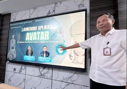 Launching Aplikasi AVATAR di Pemko Batam, pagi tadi. (ft mcbatam)