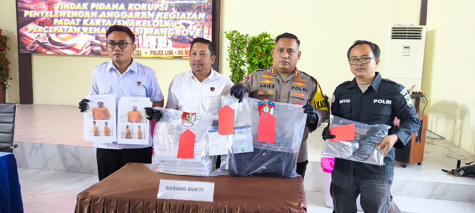 Polres Natuna Ungkap Dugaan Korupsi Dana Rehabilitasi Mangrove, Tegaskan Komitmen Berantas Penyalahgunaan Anggaran