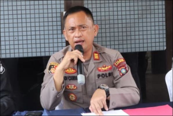 Kapolsek Meral, AKP Adi Candra. (ft msaimi)