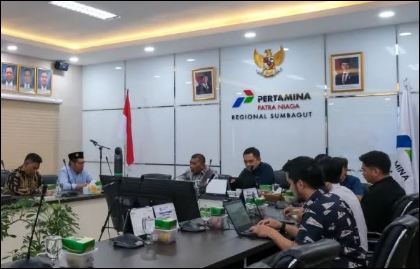 Jamin Stok BBM dan LPG 3 Kg, Wakil Bupati Rocky Marciano Audiensi Strategis ke Pertamina MOR I Medan