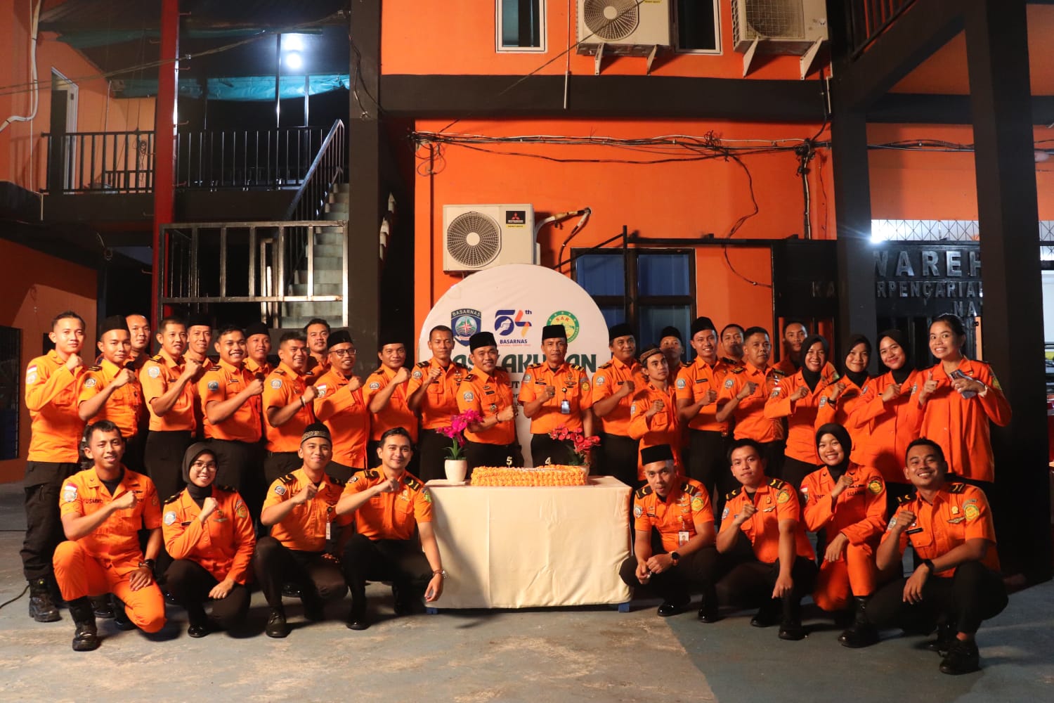 HUT ke-54 Basarnas, Kantor SAR Natuna Gelar Tasyakuran dan Santunan