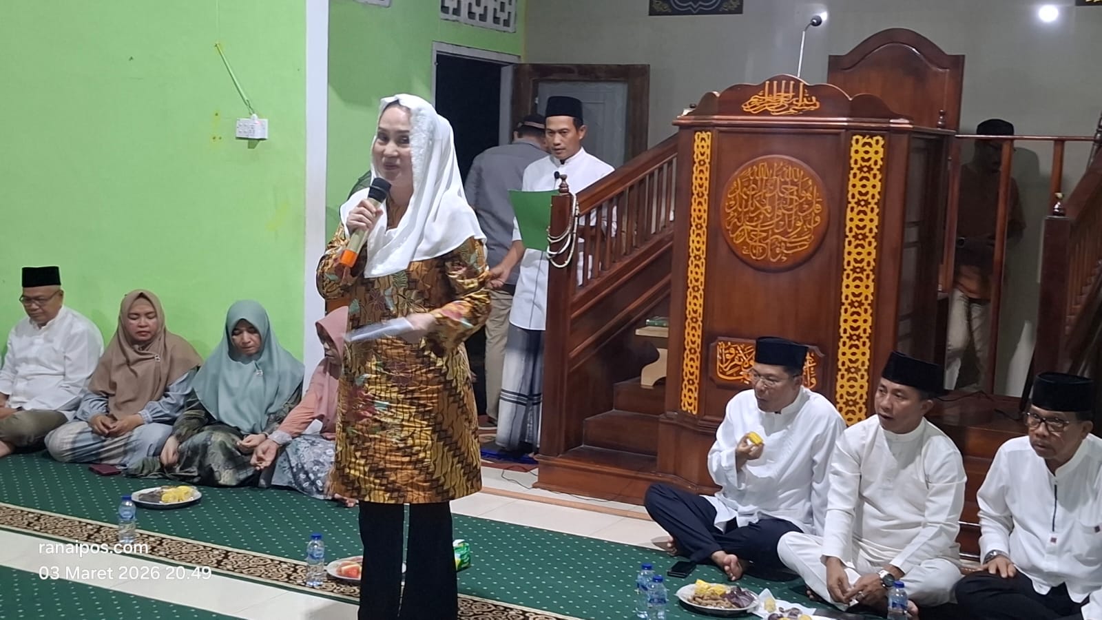 Safari Ramadhan di Bunguran Tengah, Bupati Tekankan Peran Masjid sebagai Pusat Sosial