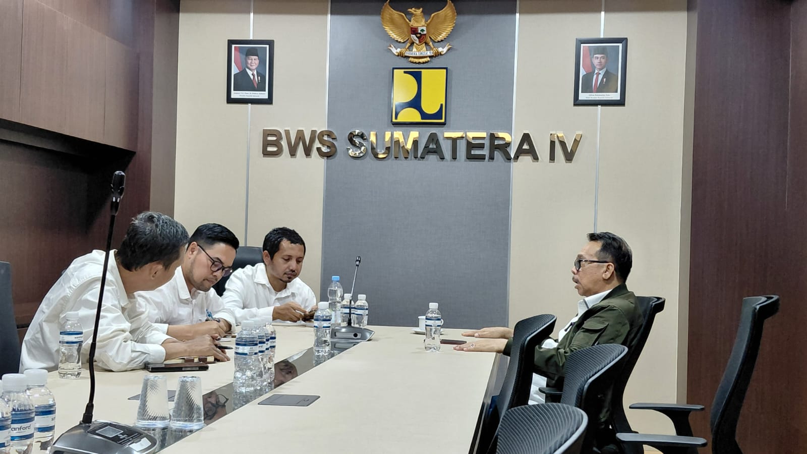 Kunjungi BWS Sumatera IV, Wabup Natuna Usulkan Lanjutan Beronjong dan Normalisasi Sungai