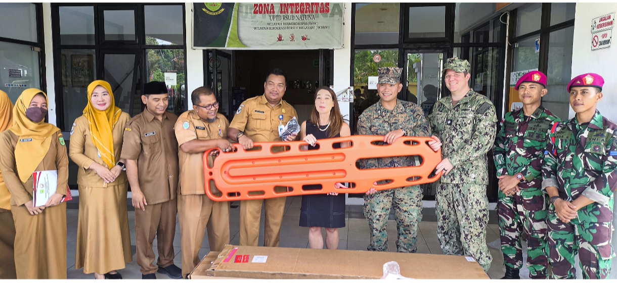 Konsulat AS Wilayah Sumatera Hibah Peralatan Emergency ke RSUD Natuna