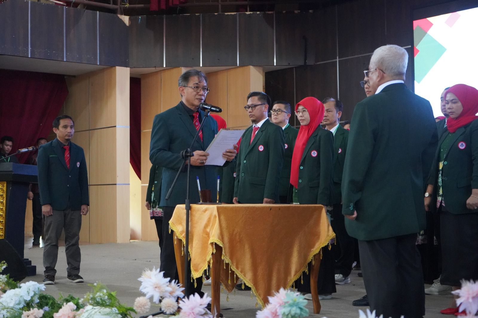 Suasana Pelantikan IDI Indragiri Hilir, kemarin. (ft muhamad)