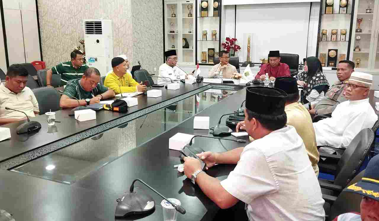 Suasana rapat persiapan MTQH XX Tanjungpinang, kemarin. (ft kominfotpi)